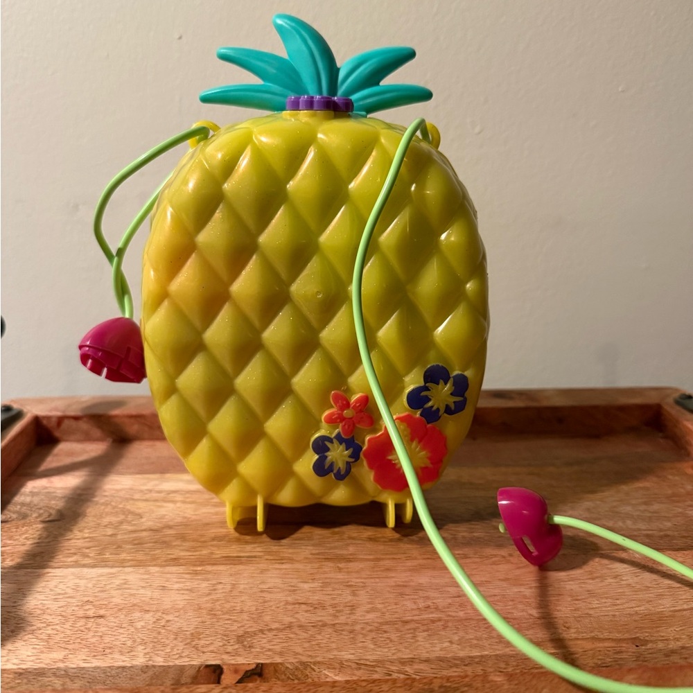 Polly Pocket Tropicool Pineapple Wearable Purse Compact *No Figures Included"